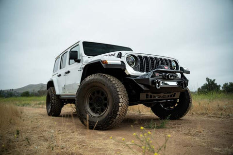 DV8 Offroad 07-23 Jeep Wrangler JK/JL & Gladiator JT FS-1 Series Stubby Front Bumper - FBJL-11