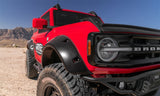 Bushwacker 2021+ Ford Bronco 4-Door Pocket Style Flares 4pc - Black - 20960-02