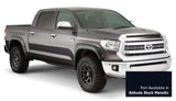 Bushwacker 16-18 Toyota Tundra Fleetside Pocket Style Flares 4pc - Midnight Black - 30918-43