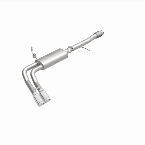 Magnaflow 14 Chev Silverado V8 5.3L CC/EC Dual Same Side Before P/S Tire Exit SS Cat Back Perf Exh - 15270