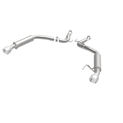 MagnaFlow Axle Back, SS, 2.5in, Competition, Dual Split Polish 4.5in Tip 2015 Ford Mustang Ecoboost - 19179