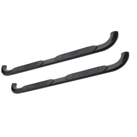 Westin 2014-2018 Chevy Silverado 1500 Dbl Cab (Body Mount) Platinum 4 Oval Nerf Step Bars - Black - 21-3815