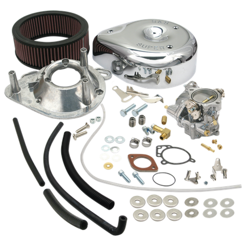 S&S Cycle 84-92 BT Super E Carburetor Kit w/o Manifold & Mounting Hardware - 11-0440