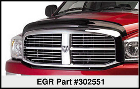 EGR 06+ Dodge F/S Pickup Superguard Hood Shield (302551) - 302551