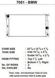 CSF BMW 2 Seires (F22/F23) / BMW 3 Series (F30/F31/F34) / BMW 4 Series (F32/F33/F36) A/T Radiator - 7081