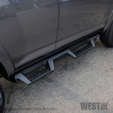 Westin/HDX 10-17 Toyota 4Runner Trail Edition Drop Nerf Step Bars - Textured Black - 56-13835