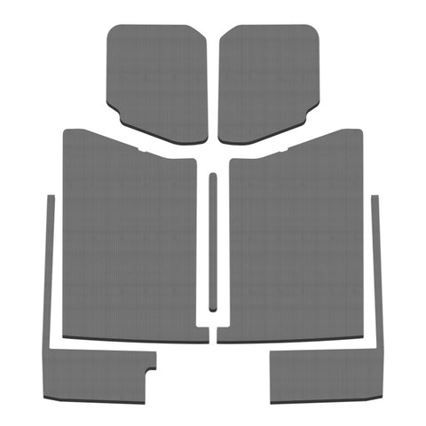 DEI 20-22 Jeep Gladiator JT 4-Door Boom Mat Complete Headliner Kit - 7 Piece - Gray - 50184