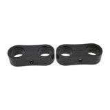 Russell Hose Separator For -10 Braided Hose - Black Anodize (2 Pack) - 654323