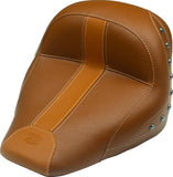 Mustang 15-21 Indian Scout Standard Touring Solo Seat w/Studs - Brown - 75389MV