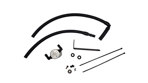 J&amp;L 22-24 Subaru BRZ/GR86 2.4L Passenger Side Oil Separator 3.0 - Clear Anodized - 3117P-C