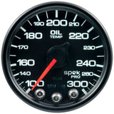 Autometer Spek-Pro - Nascar 2-1/16in Oil Temp 100-300F Bcb Ecu - P52232