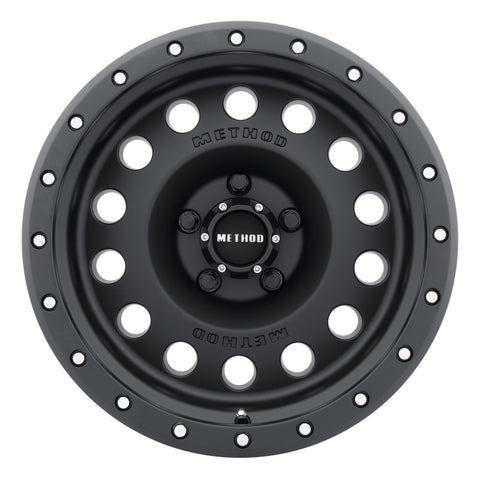 Method MR307 Hole 17x8.5 0mm Offset 5x5 94mm CB Matte Black Wheel - MR30778550500