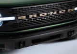 Ford Racing 2021+ Bronco Grille Lettering Overlay Kit - Bronze - M-1447-BLBR