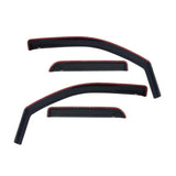 Westin 2007-2014 Chevrolet/GMC Tahoe/Yukon/Yukon Denali In-Channel Wind Deflector 4pc - Smoke - 72-39403