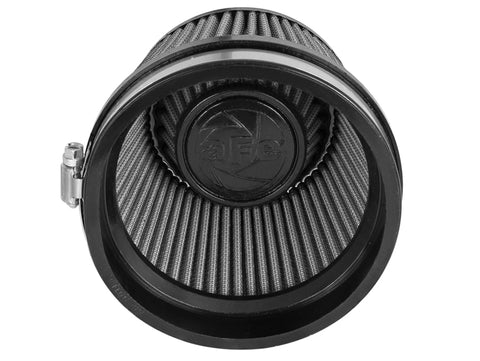 aFe MagnumFLOW Dry S Air Filter 5in. F x 5-3/4in. B x 4-1/2in. T (INV) x 3-1/2in. H - 21-91130