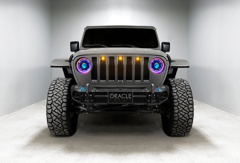 Oracle Oculus Bi-LED Projector Headlights for Jeep JL/Gladiator JT - w/ Simple Controller - 5839-504-B