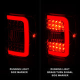ANZO 2001-2011 Ford  Ranger LED Tail Lights w/ Light Bar Chrome Housing Red/Clear Lens - 311393