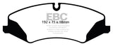 EBC 14+ Land Rover LR4 3.0 Supercharged Yellowstuff Front Brake Pads - DP42123R