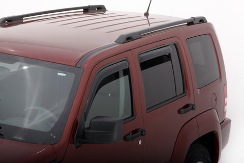 AVS 11-15 Kia Optima Ventvisor In-Channel Front & Rear Window Deflectors 4pc - Smoke - 194973