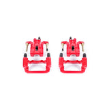 Power Stop 05-18 Nissan Frontier Rear Red Calipers w/Brackets - Pair - S2994