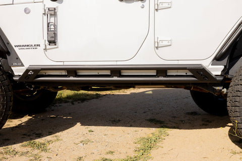 DV8 Offroad 2007-2018 Jeep Wrangler JK 4-Door Rock Sliders - SRJK-07