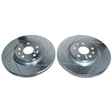Power Stop 20-21 Chevrolet Corvette Front Evolution Drilled & Slotted Rotor - Pair - AR82202XPR