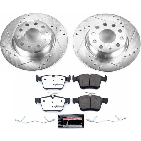 Power Stop 15-18 Audi A3 Rear Z26 Street Warrior Brake Kit - K7093-26