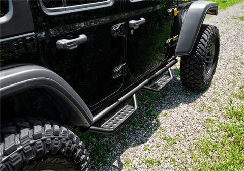 N-Fab 2021 Ford Bronco 2 Door SRW Nerf Step RS - Wheel 2 Wheel - 2in - Tex. Black - 321415622
