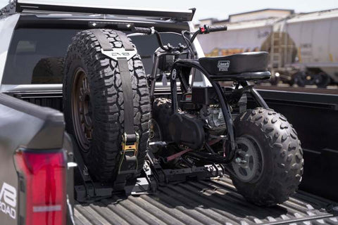 DV8 Offroad Truck Bed Universal Tire Carrier & Accessory Mount - UNBM-01