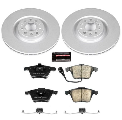 Power Stop 09-11 Volkswagen CC Front Z23 Evolution Sport Coated Brake Kit - CRK5425