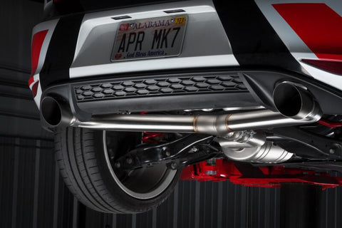APR 18-21 Volkswagen GTI (MK7.5) Catback Exhaust System w/Front Muffler - CBK0007