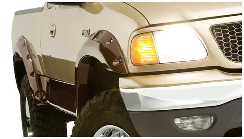 Bushwacker 97-03 Ford F-150 Styleside Cutout Style Flares 2pc 96.0/78.0in Bed - Black - 20074-02
