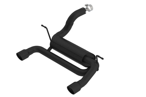 Borla 18-19 Jeep Wrangler JL/JLU 2.0L 4Cyl 2DR/4DR Touring Axle Back Exhaust w/ 3.5in Tips - Black - 11962CB