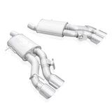 Stainless Works 2016-18 Cadillac CTS-V Sedan Axle Back System Dual-Mode Turbo Mufflers 4in Tips - CTSV16MKS-FC