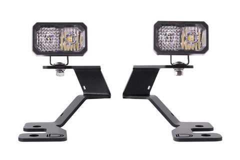 Diode Dynamics 2021 Ford Bronco Sport Stage Series 2in LED Ditch Light Kit- White Combo - DD7142