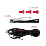ANZO 2014-2016 Jeep Grand Cherokee LED Taillights Red/Clear - 311268