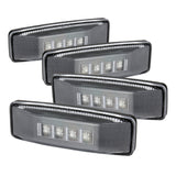 xTune Dodge Ram 94-02 Dually 2 Red LED+2 Amber LED Fender Lights 4pcs Clear ACC-LED-DR94-FE-C - 9924699