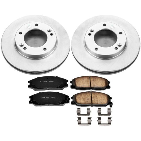 Power Stop 03-06 Kia Sorento Front Z17 Evolution Geomet Coated Brake Kit - CRK5899