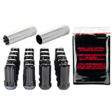 McGard SplineDrive Tuner 5 Lug Install Kit w/Locks & Tool (Cone) M14X1.5 / 22mm Hex - Blk - 65515BK