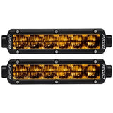 Rigid Industries 6in SR-Series Pro Dot / SAE Fog Lights (Pair) - Selective Yellow - 906704
