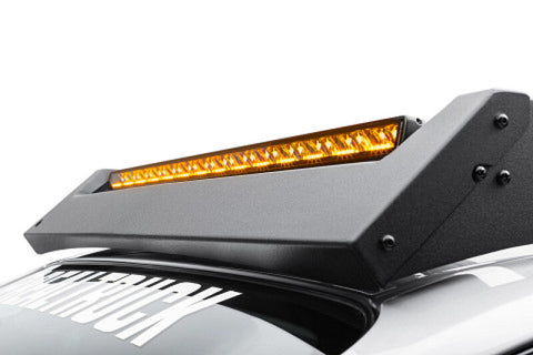 Go Rhino Xplor Blackout Combo Series Sgl Row LED Light Bar w/Amber (Side/Track Mount) 39.5in. - Blk - 754004012CSS