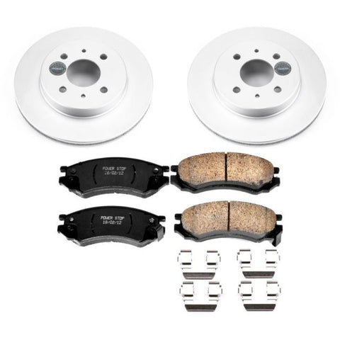 Power Stop 91-92 Saturn SC Front Z17 Evolution Geomet Coated Brake Kit - CRK1515