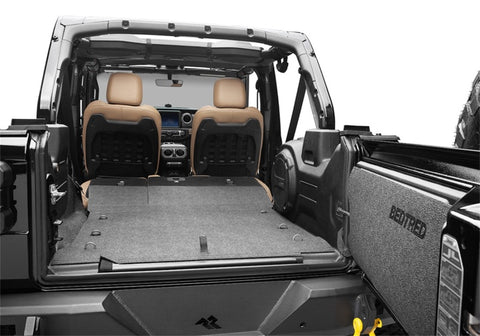 BedRug 18-23 Jeep JL 2-Door 2pc Front Floor BedTred Kit - BTJL18F2
