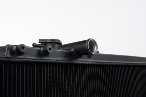 CSF 93-98 Toyota MK4 Supra Radiator - Black Finish - 2882B