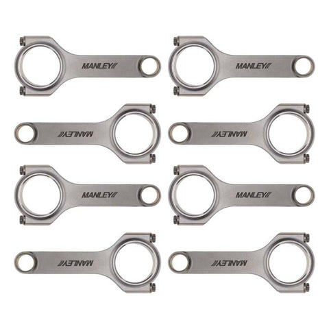 Manley Chevy Small Block LS-1 6.125in H Beam w/ ARP 2000 Connecting Rod Set - 14051R-8