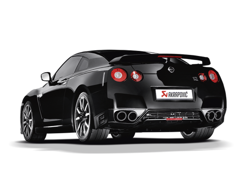 Akrapovic 08-17 Nissan GT-R Slip-On Line (Titanium) (Req. Tips) - M-NI/T/1H