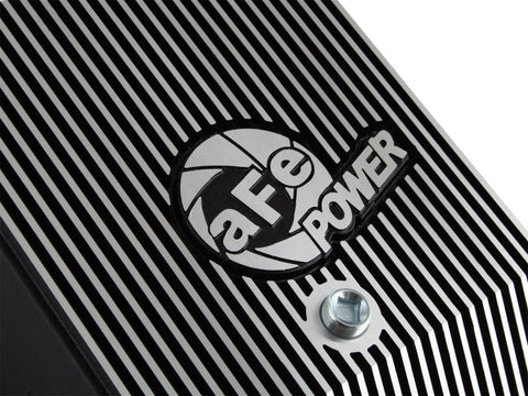 afe Transmission Pan (Black); Ford Diesel Trucks 03-10 V8-6.0/6.4L (td) - 46-70122-1