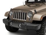 Raxiom 97-18 Jeep Wrangler TJ & JK Axial 7-In LED Headlights w/ DRL - Blk Housing (Clear Lens) - J143372
