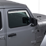 Putco 20-21 Jeep Gladiator JT/JL Element Chrome Window Visors (Front Only) - 480220