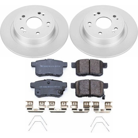 Power Stop 11-14 Acura TSX Rear Z17 Evolution Geomet Coated Brake Kit - CRK5368